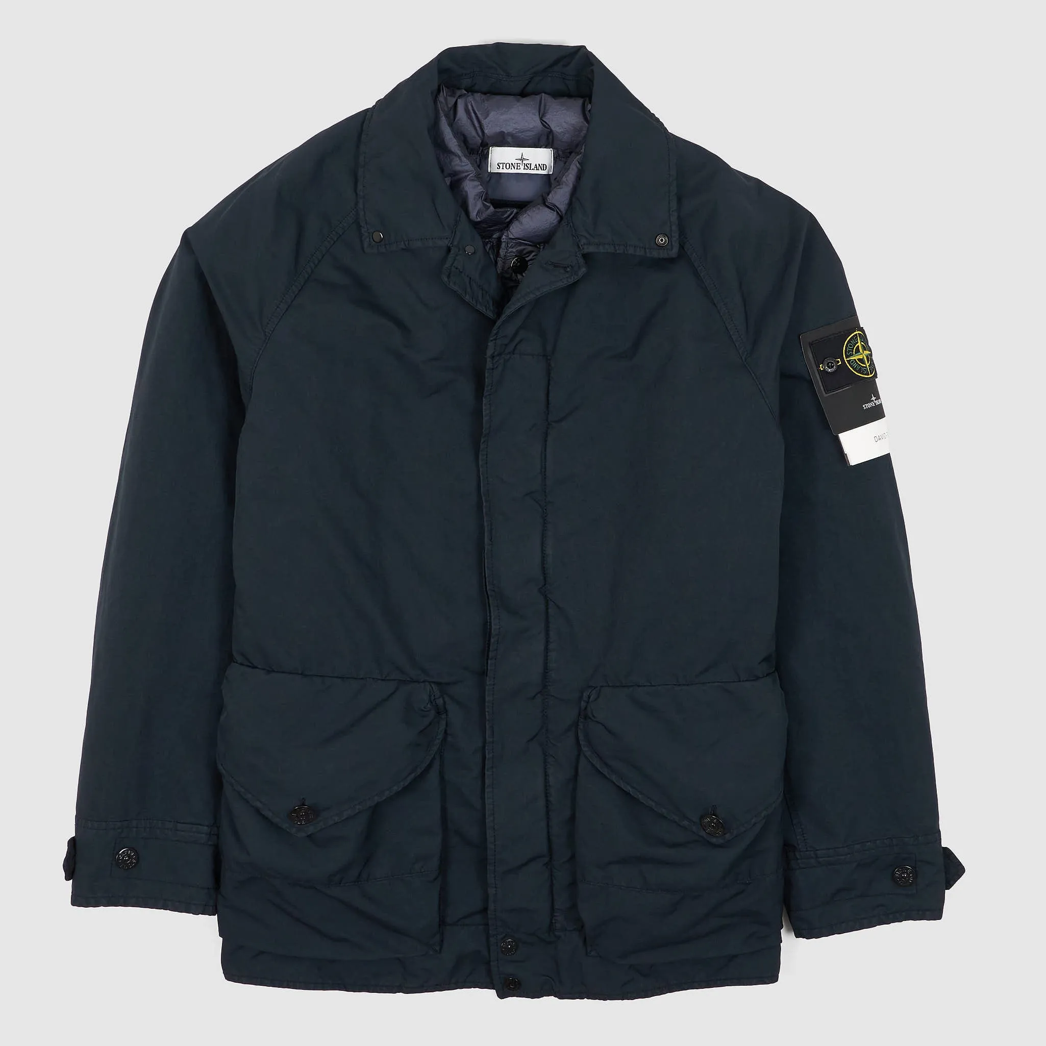 Stone Island David-TC Down Jacket With Removable Liner