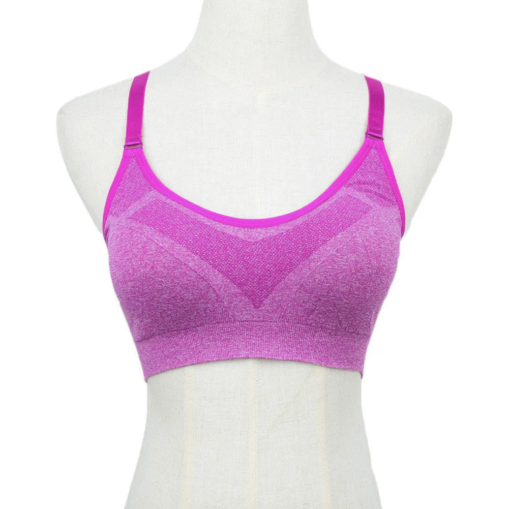 Summer Women Fashion Push Up Bra Stretch Tank Top Bra Clothing For Women Crop Tops Vest
