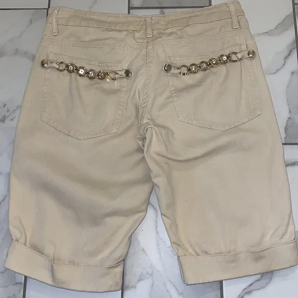 Tan Jean Shorts by KoraKor