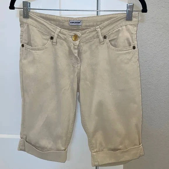 Tan Jean Shorts by KoraKor