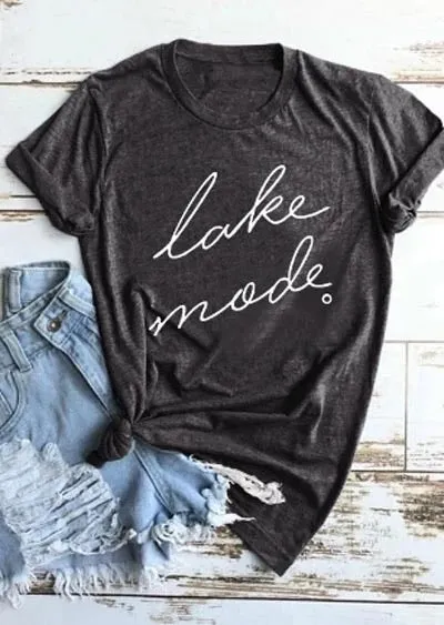 Tank top and T-shirts { Lake mode } Lake clothing.