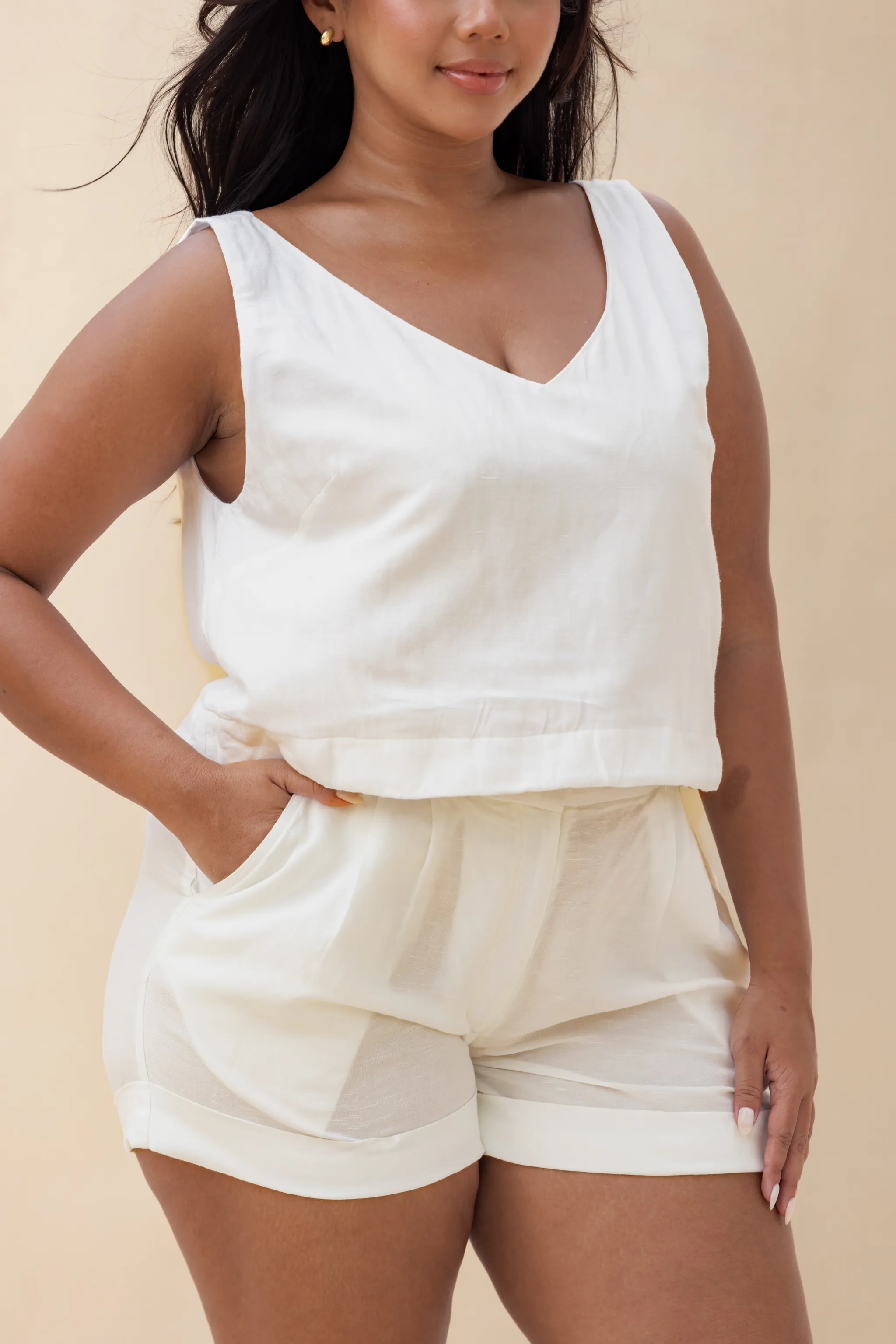 Terra Linen Tailored Shorts