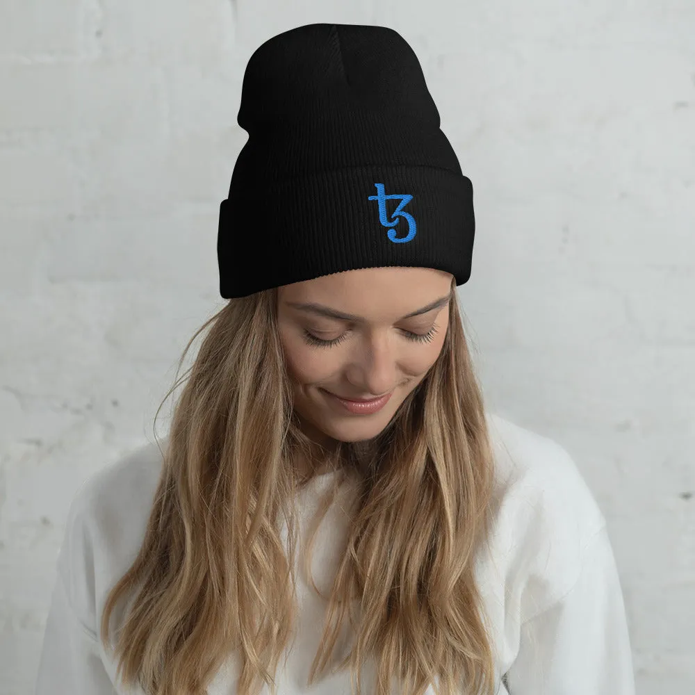 Tezos Cuffed Beanie