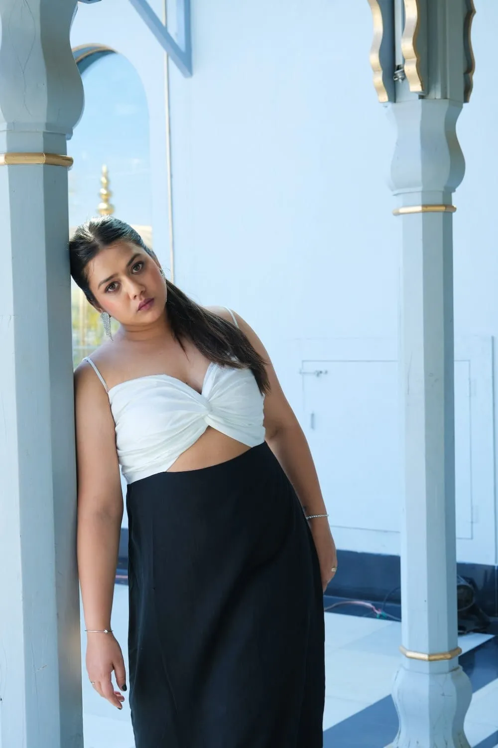 The Fiza Black & White Dress