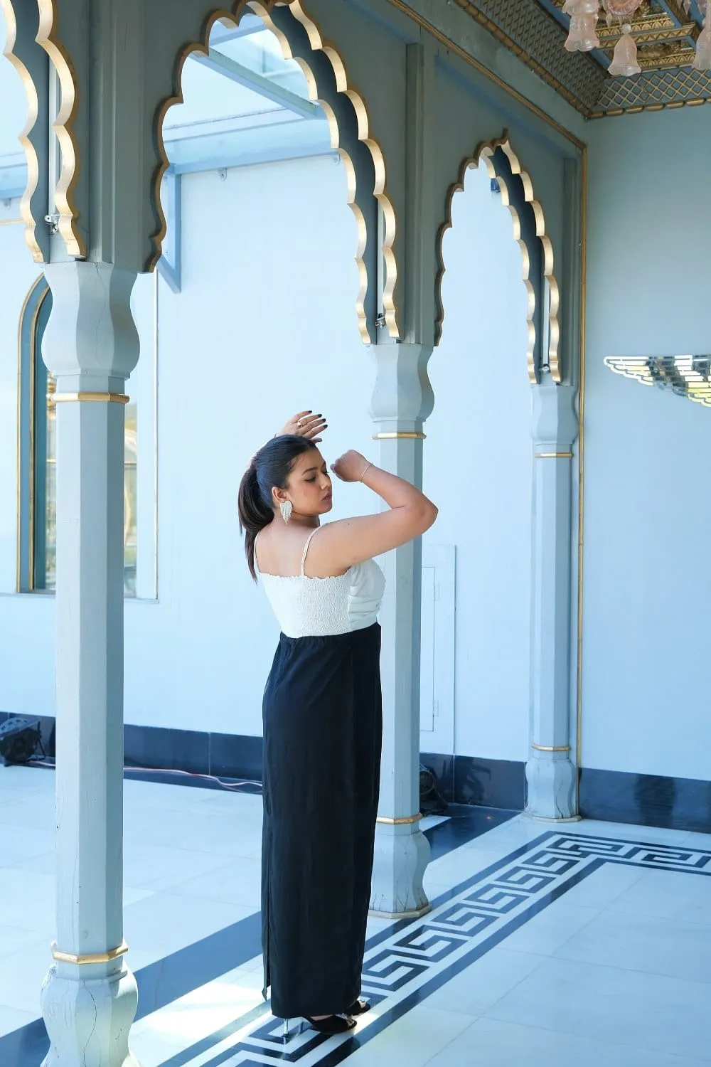 The Fiza Black & White Dress