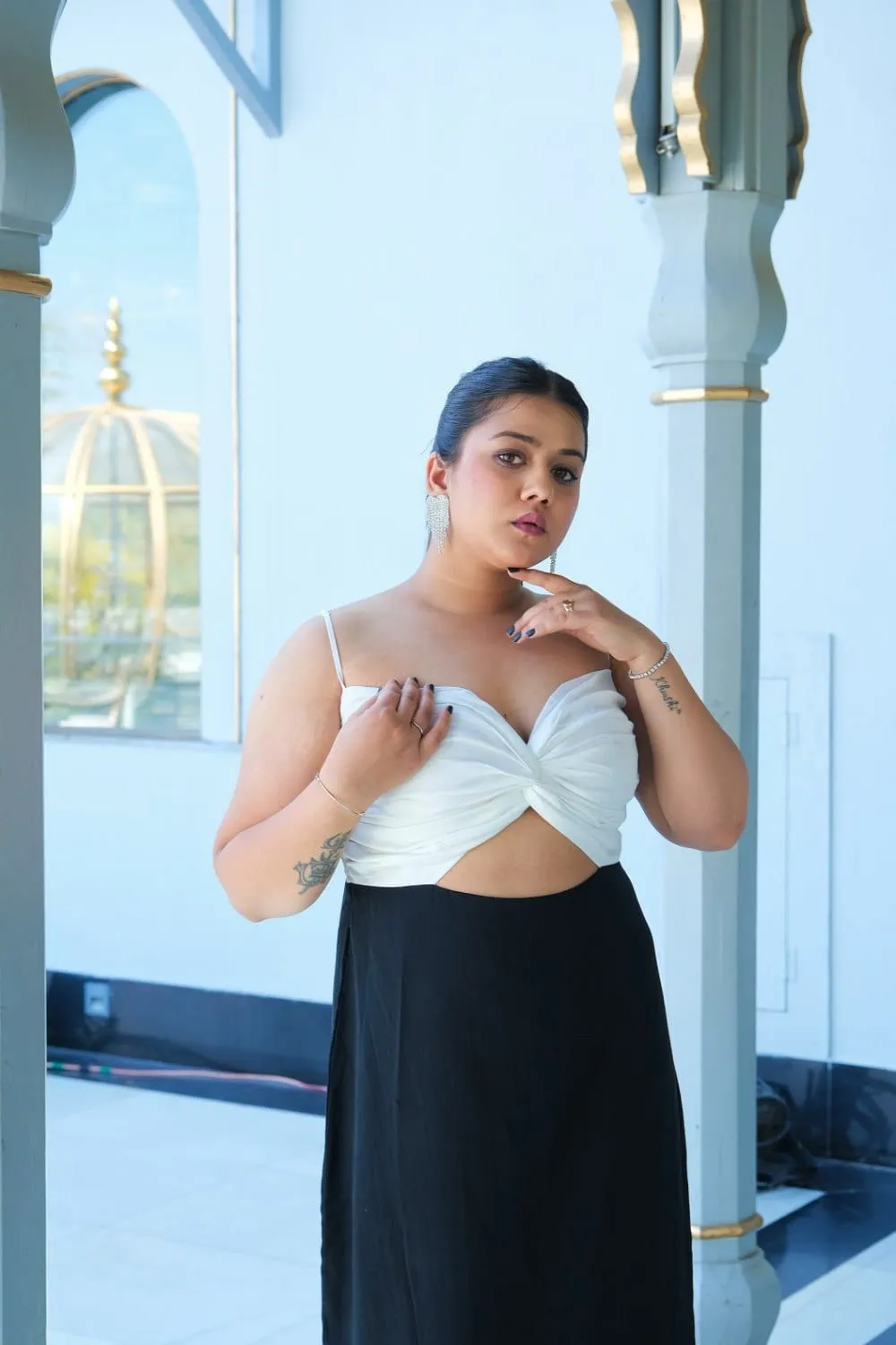 The Fiza Black & White Dress