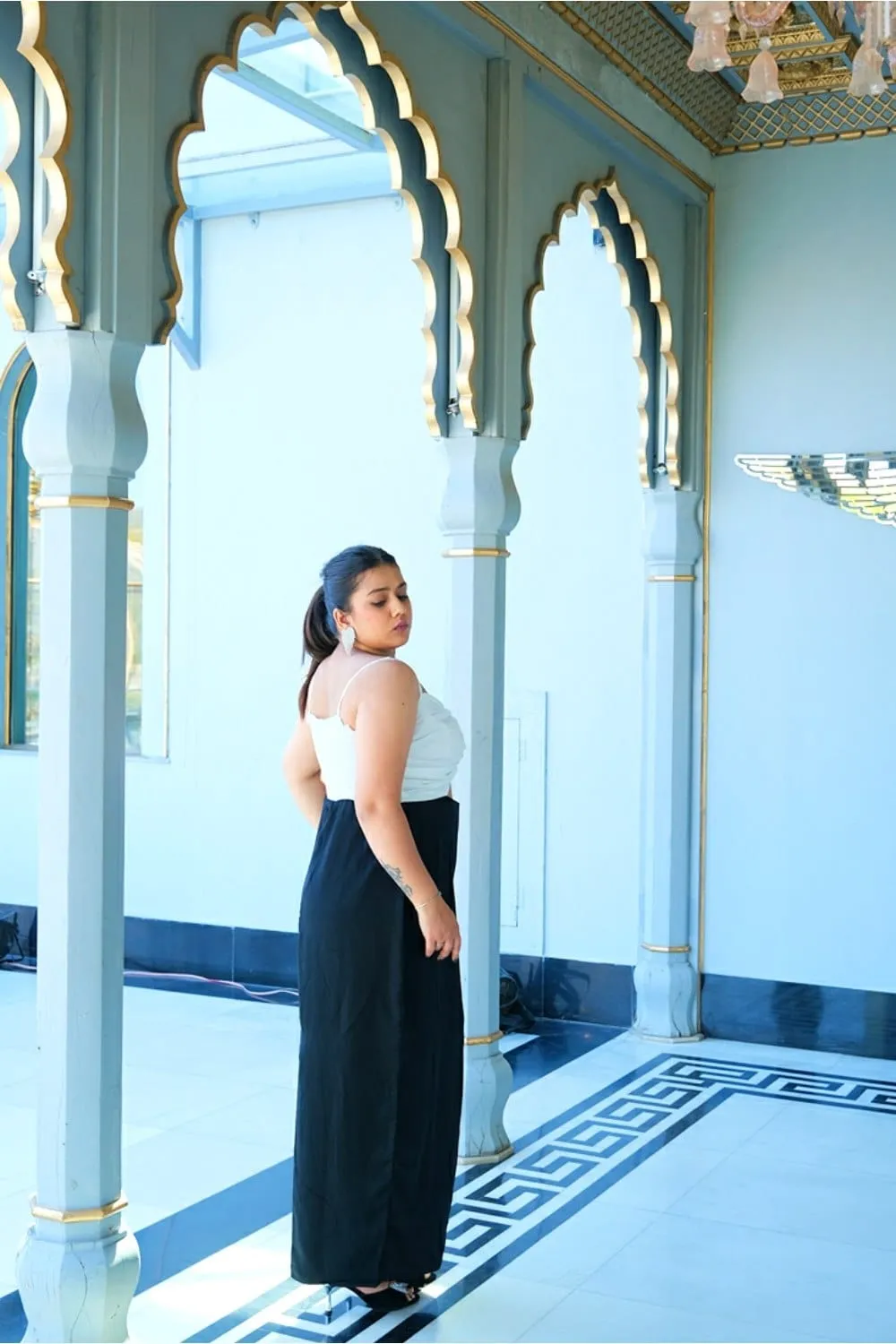 The Fiza Black & White Dress