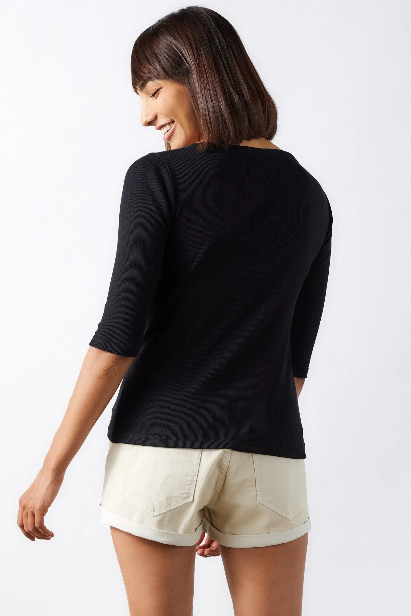 The Rib V Neck
