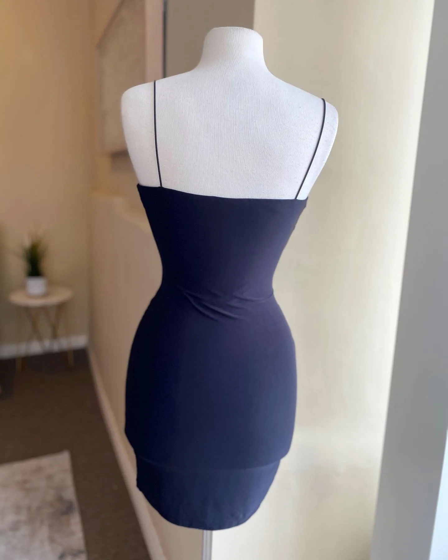 Thin Strap Fitted Dress