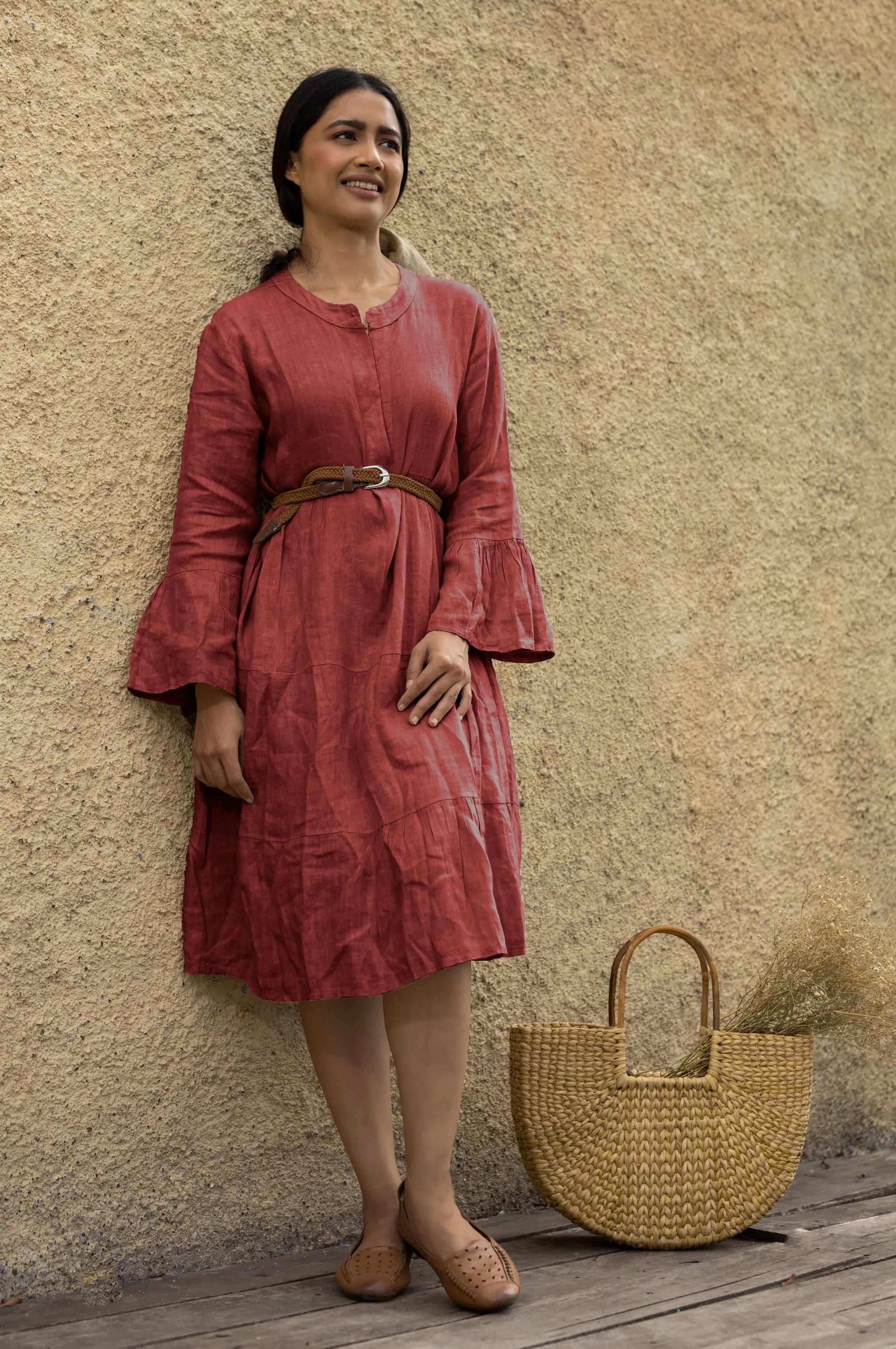 TIERED BELL DRESS