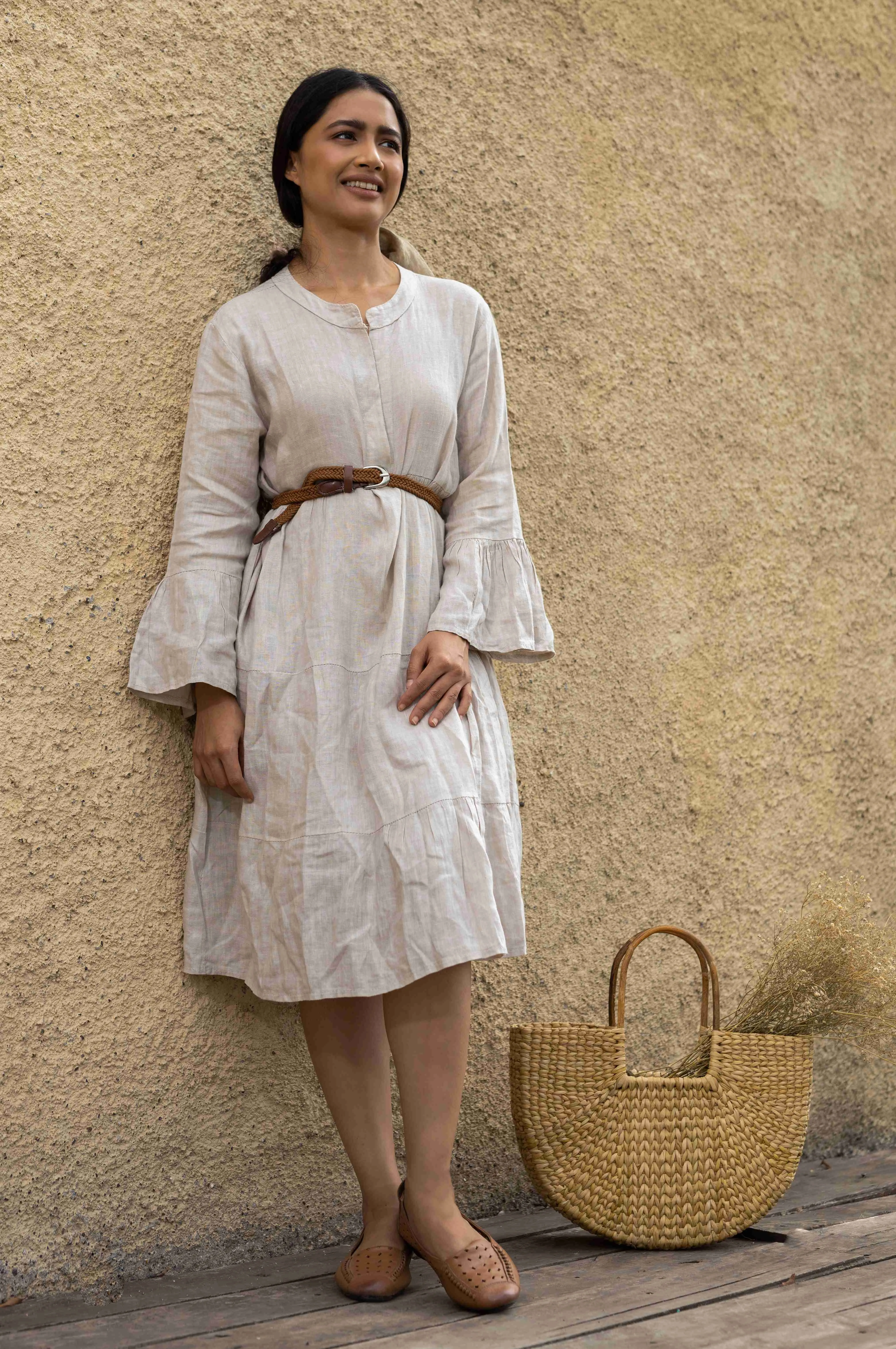 TIERED BELL DRESS