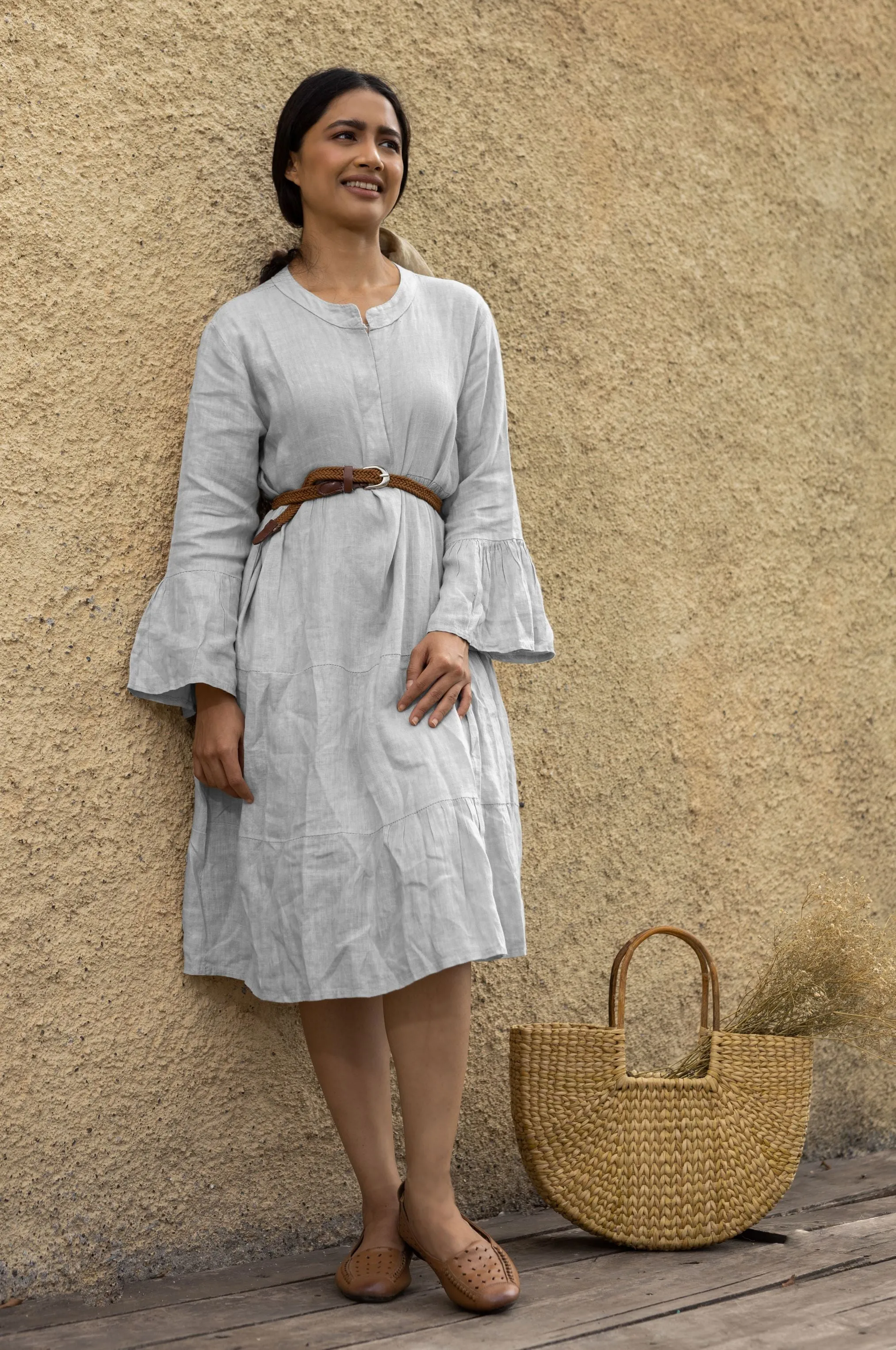 TIERED BELL DRESS