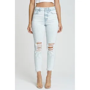 Tobi super high rise mom jean crop in playing for keeps lt