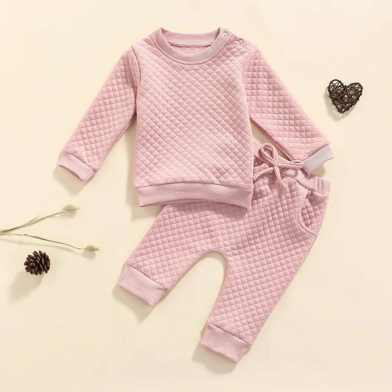 Toddler Autumn Winter Clothes for Boys Girls 0-24M