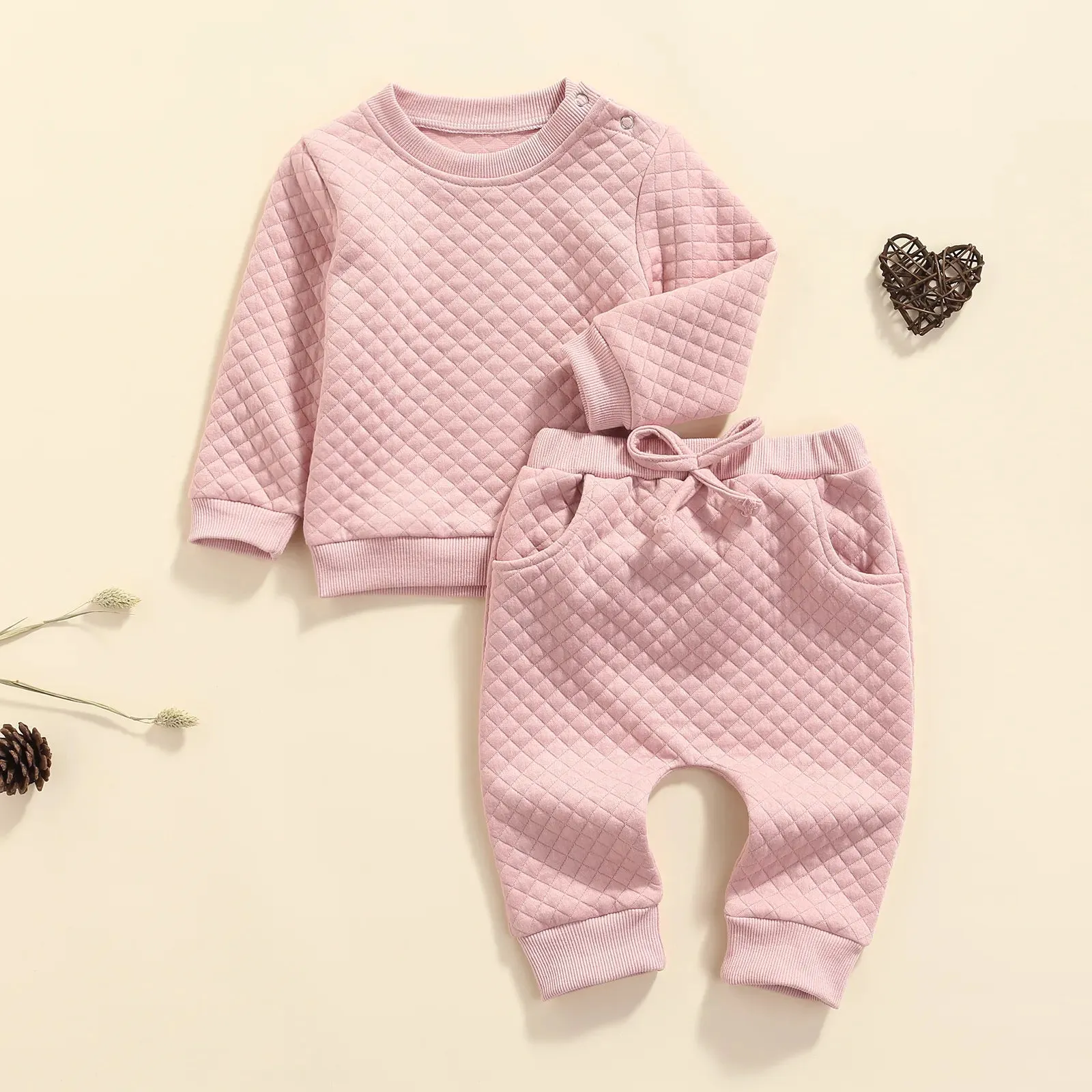 Toddler Autumn Winter Clothes for Boys Girls 0-24M