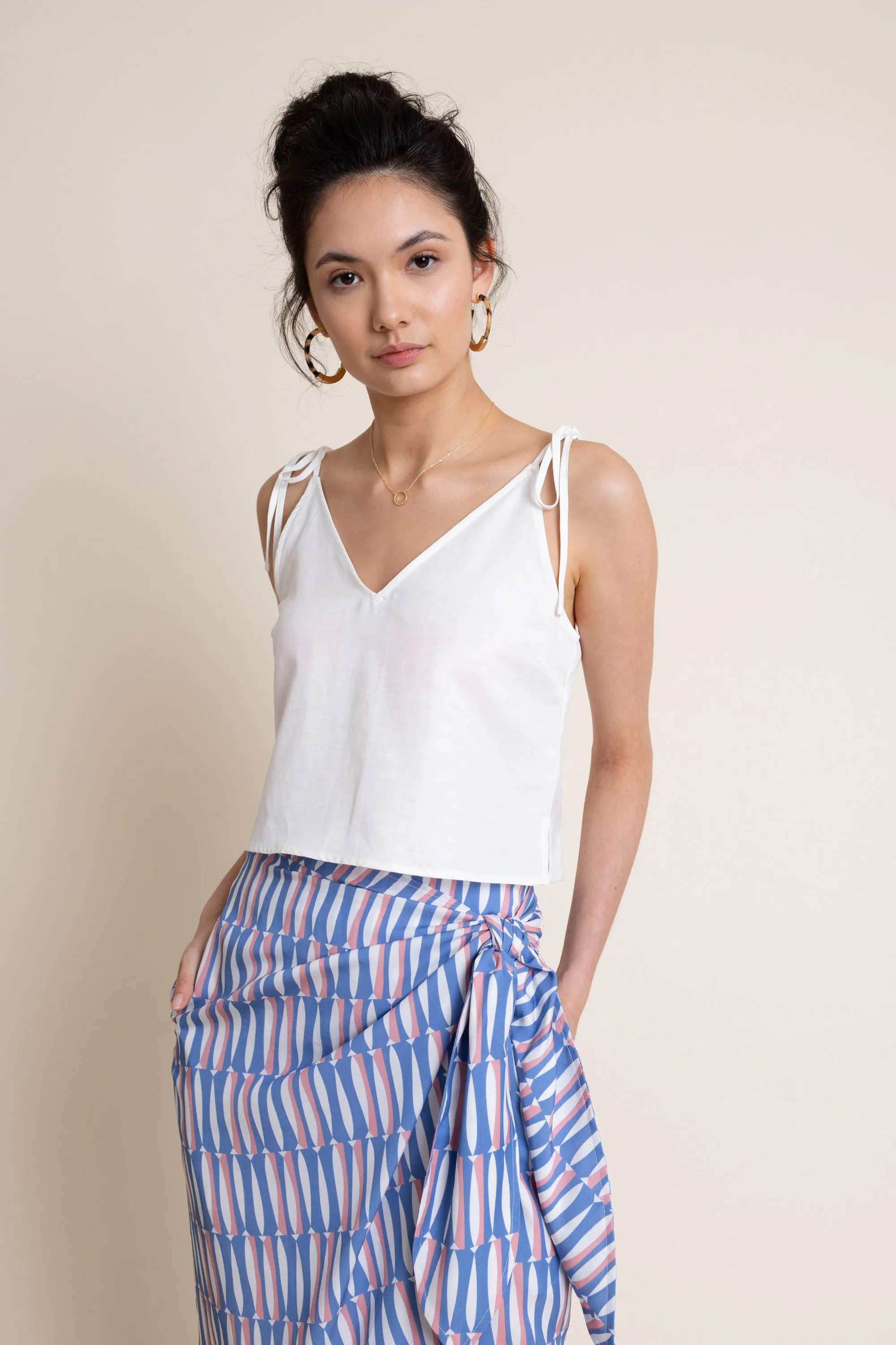 Tori Tank in White