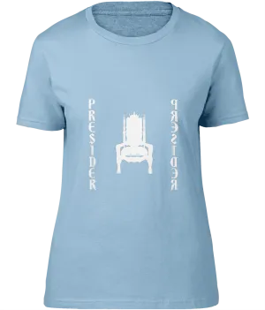 'Towers Of Authority' Women's Premium T-Shirt (Blue)