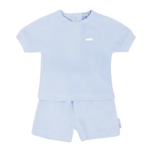 TURIN Boys terry towelling t shirt and shorts