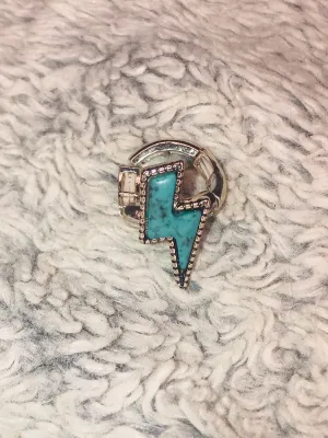 TURQUOISE BOLT STRETCH RING