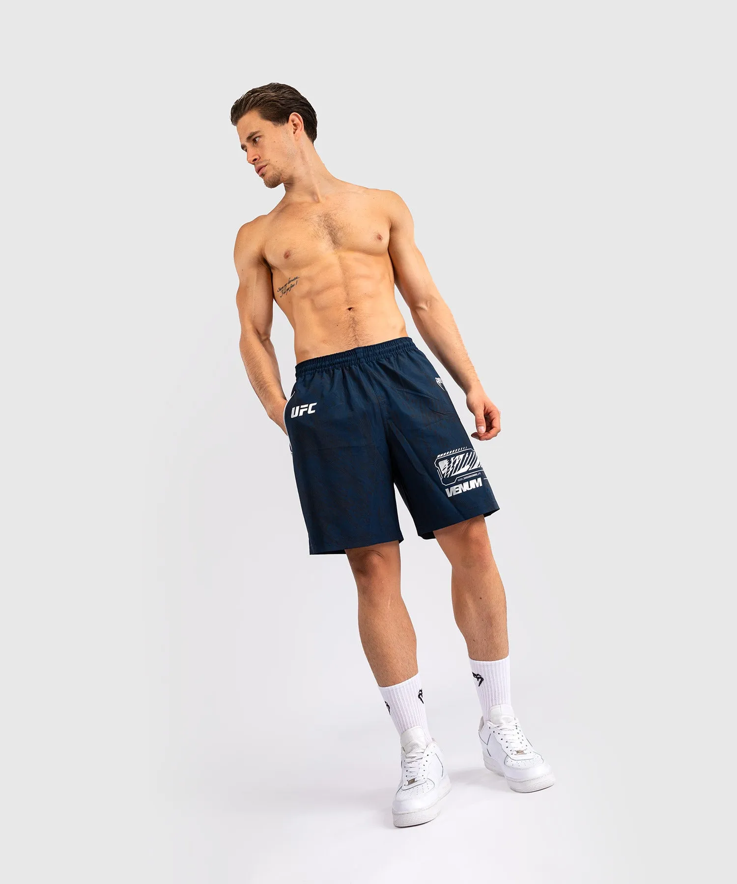 UFC Fusion by Venum Fight Week Performance Shorts voor Heren - Oceaanblauw
