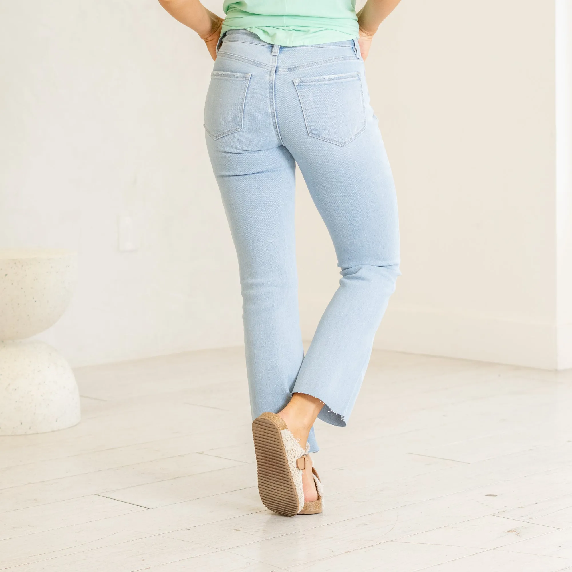 Uplift Mid Rise Ankle Boot Cut Regular & Plus Sizes