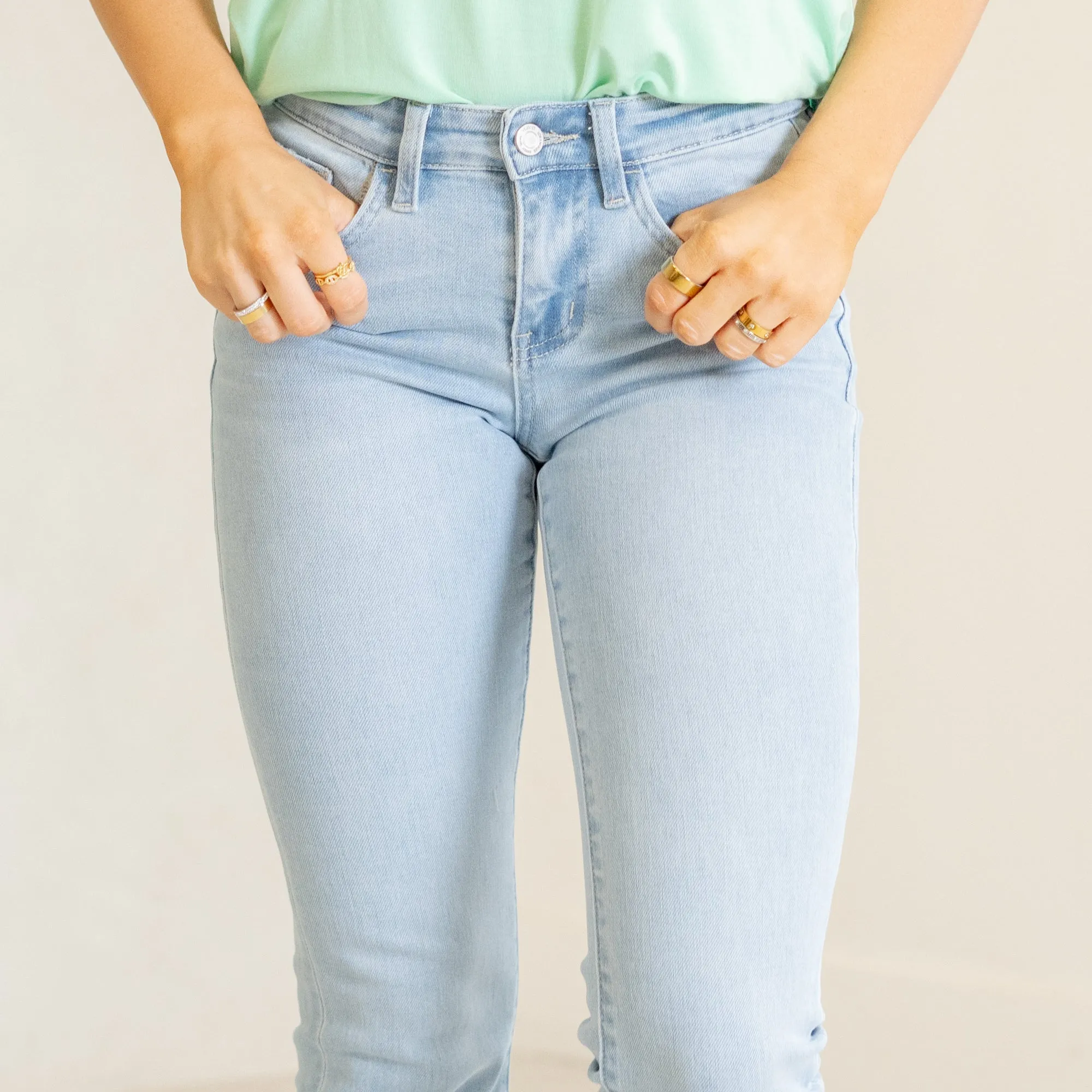 Uplift Mid Rise Ankle Boot Cut Regular & Plus Sizes