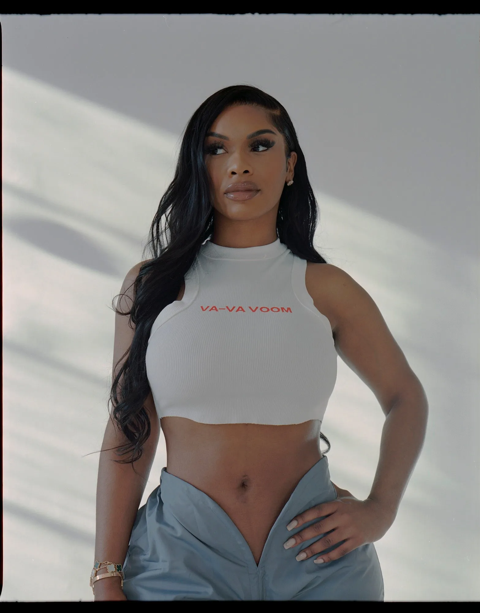 VA VA VOOM Tank White