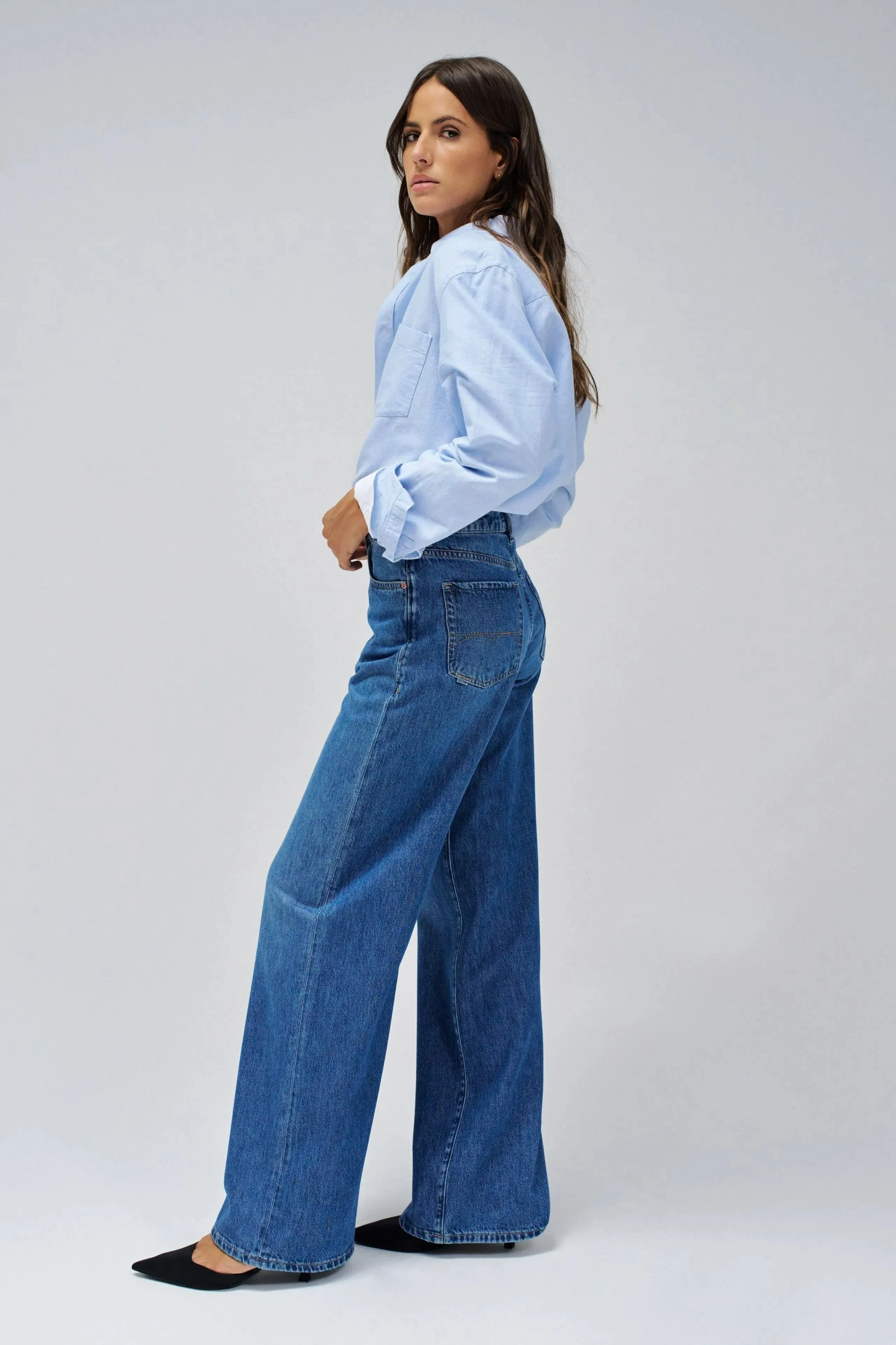 Vaqueros SALSA Wide Leg Loose Fit