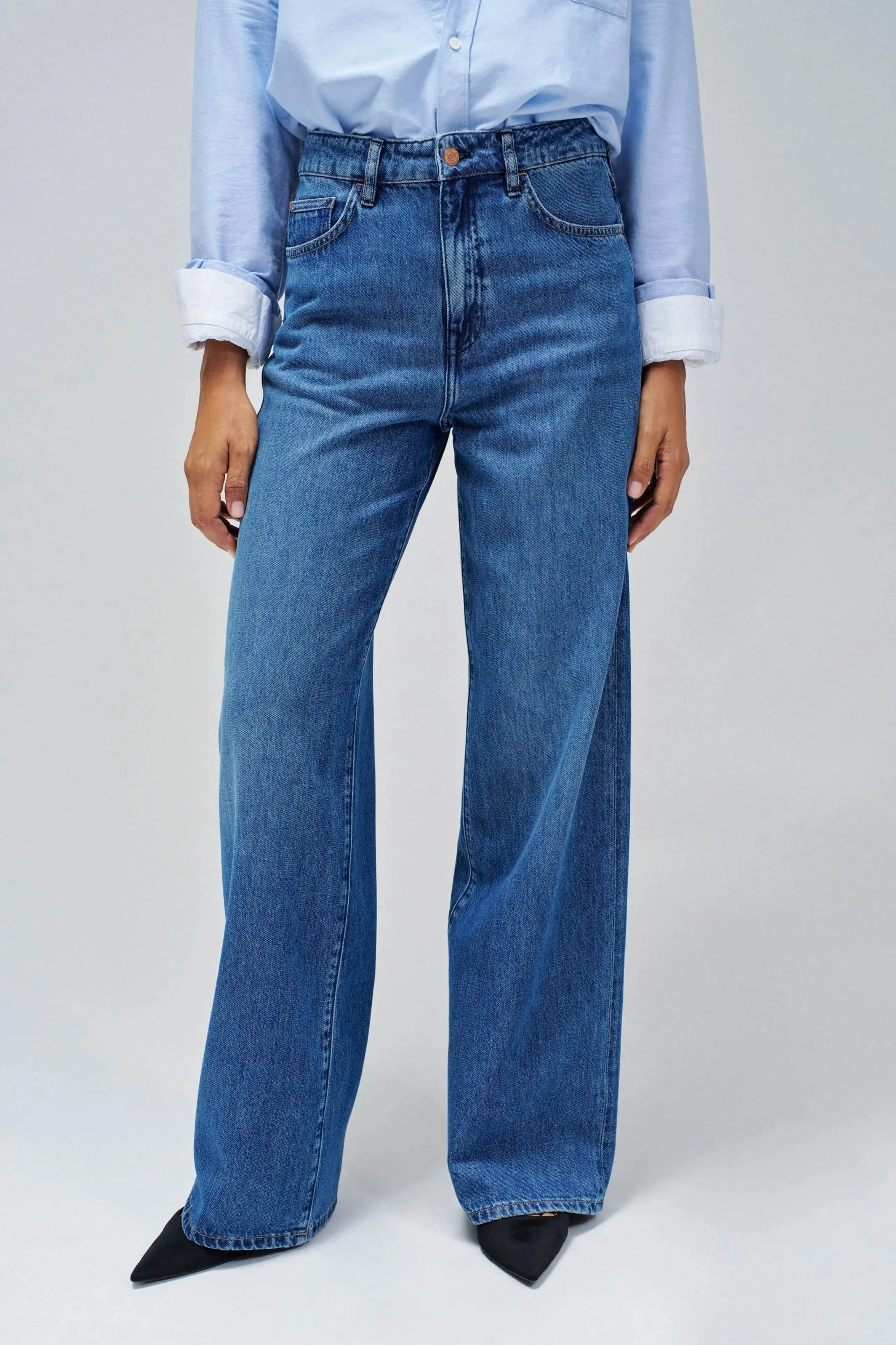 Vaqueros SALSA Wide Leg Loose Fit