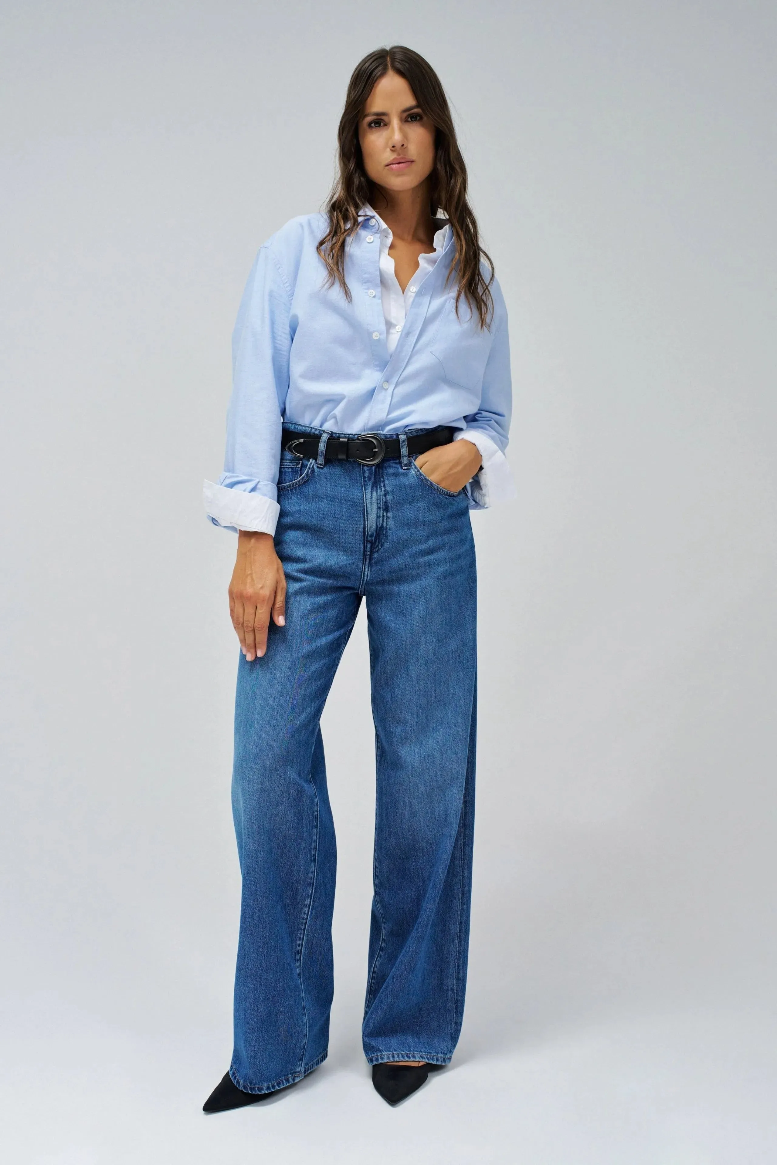 Vaqueros SALSA Wide Leg Loose Fit