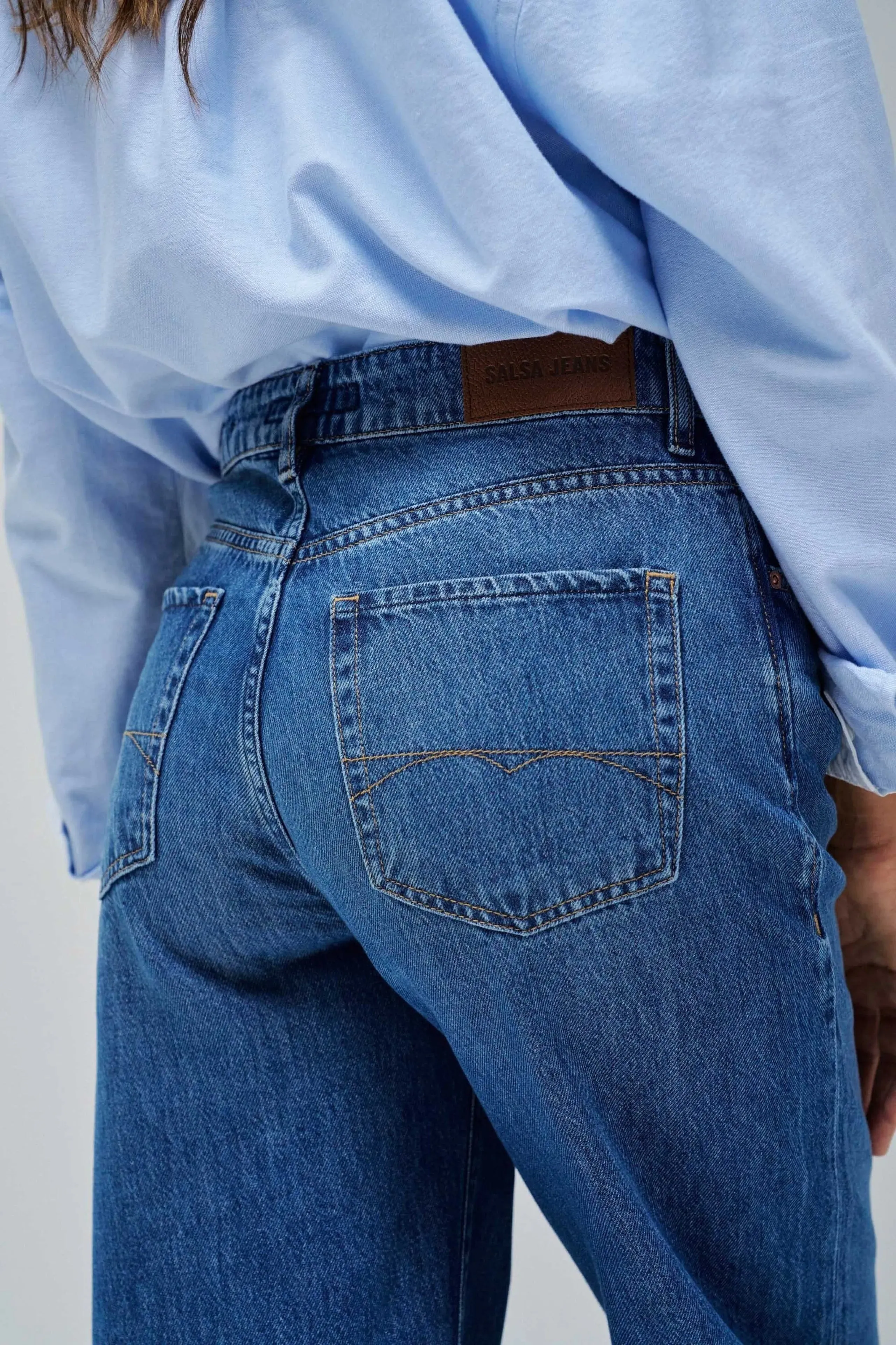 Vaqueros SALSA Wide Leg Loose Fit