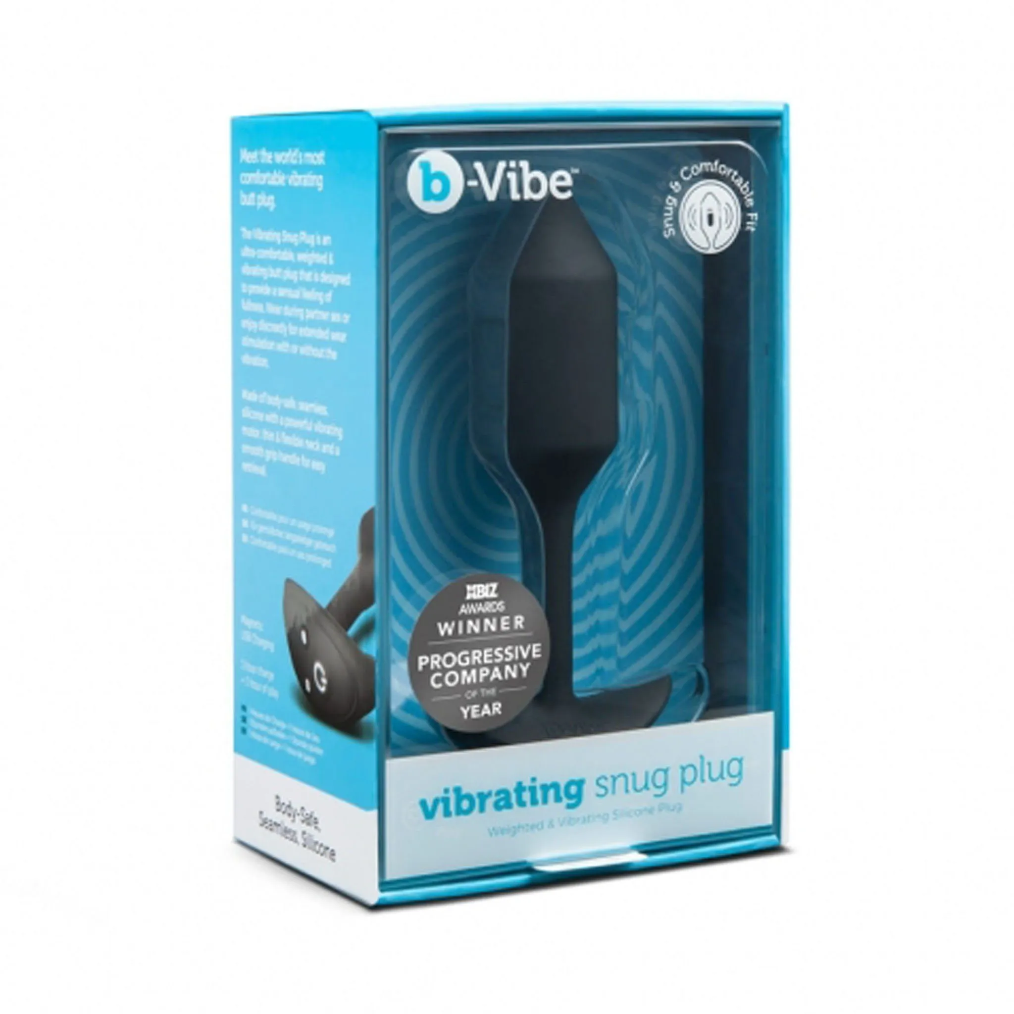 Vibrating Snug Plug - Medium【中型】震動後庭塞