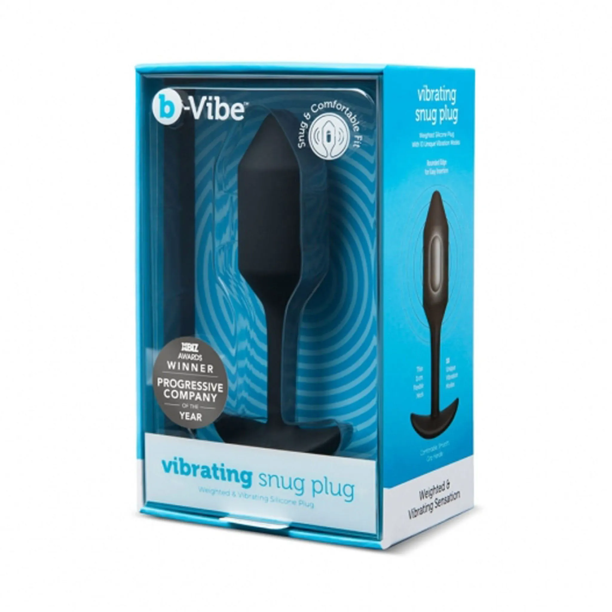 Vibrating Snug Plug - Medium【中型】震動後庭塞