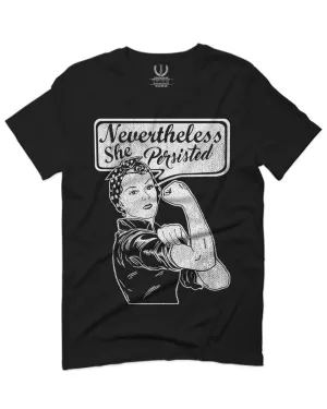 VICES AND VIRTUESS Nevertheless She Persisted Funny Political Congress Protest For men T Shirt