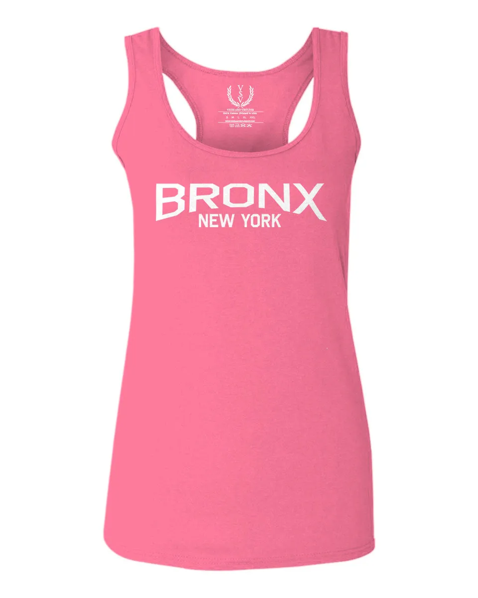 Vintage New York Bronx NYC Cool Hipster Street wear  women's Tank Top sleeveless Racerback