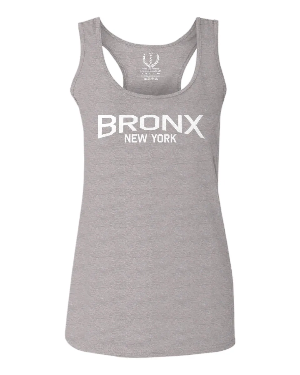 Vintage New York Bronx NYC Cool Hipster Street wear  women's Tank Top sleeveless Racerback