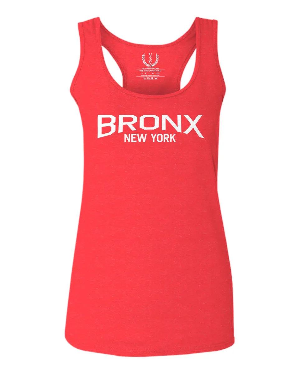 Vintage New York Bronx NYC Cool Hipster Street wear  women's Tank Top sleeveless Racerback