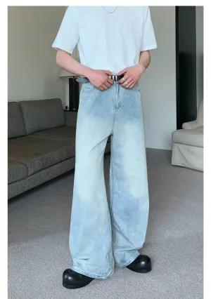 Washed Light Blue Jeans