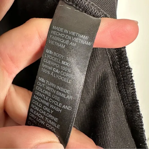 WHBM | Black Drape-Front Roll-Sleeve Jacket Size Small