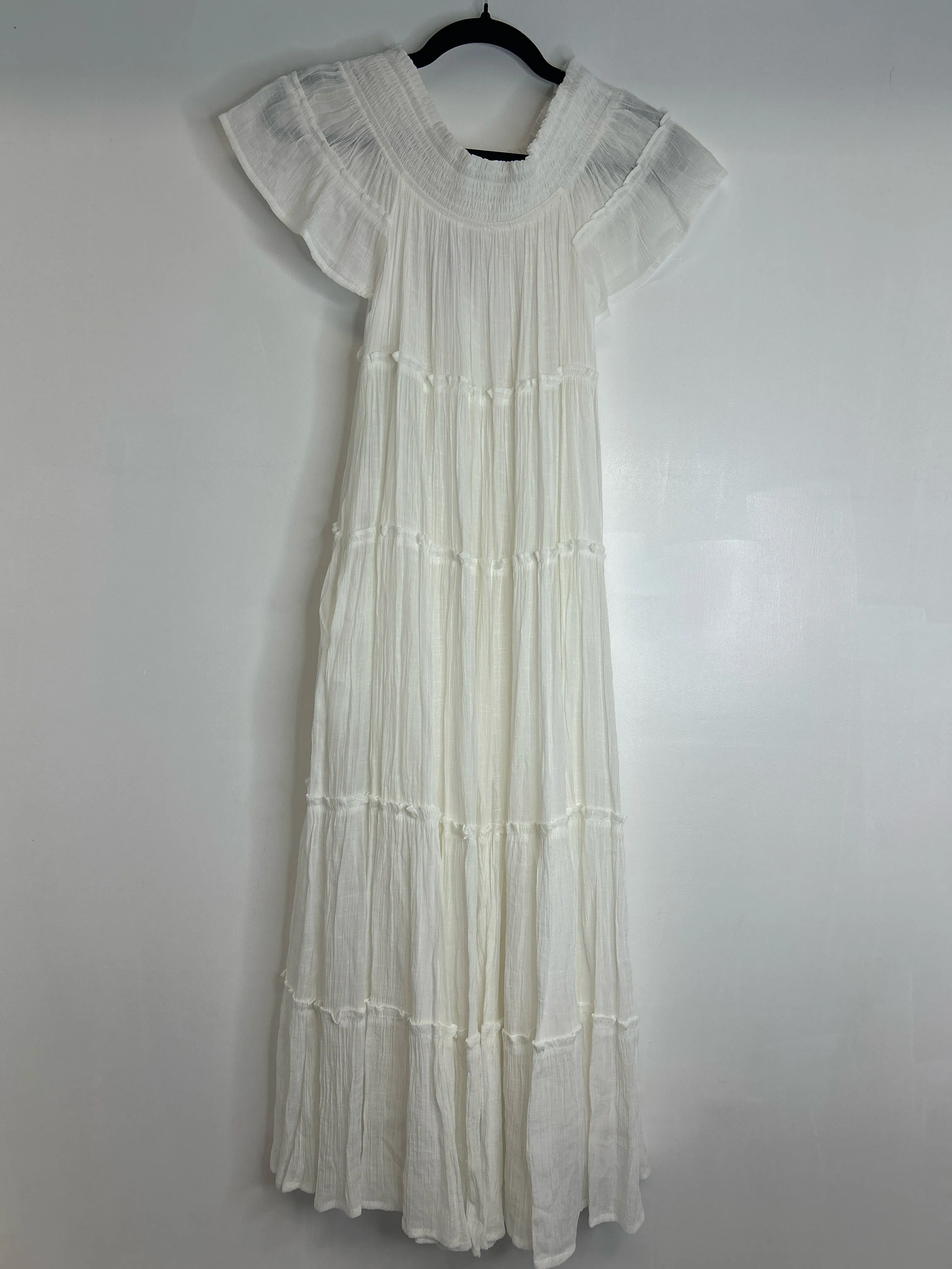 Womens Size Sm Misses White Flawless Dress