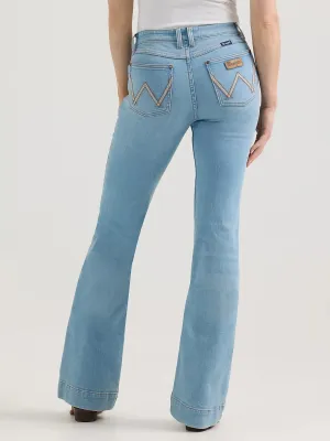 Wrangler Mae- Light Wash Trousers