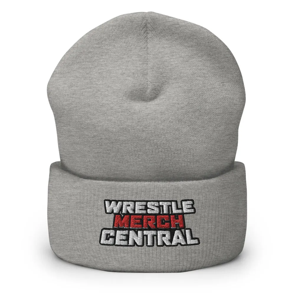 Wrestle Merch Central Logo Cuffed Beanie