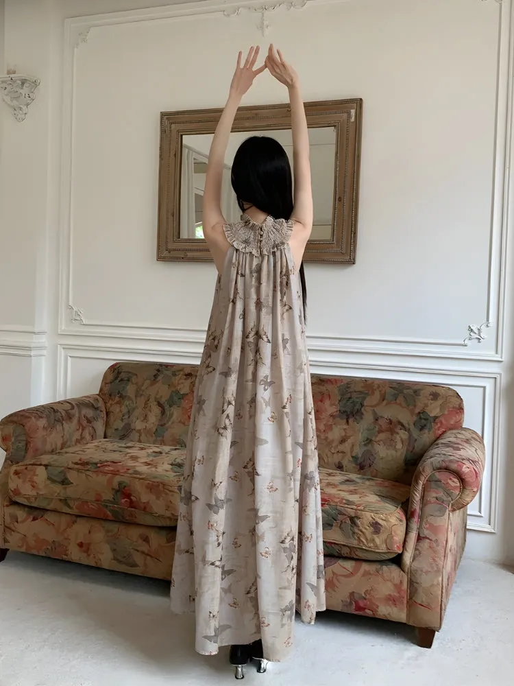 Y2K Butterfly Maxi Dress