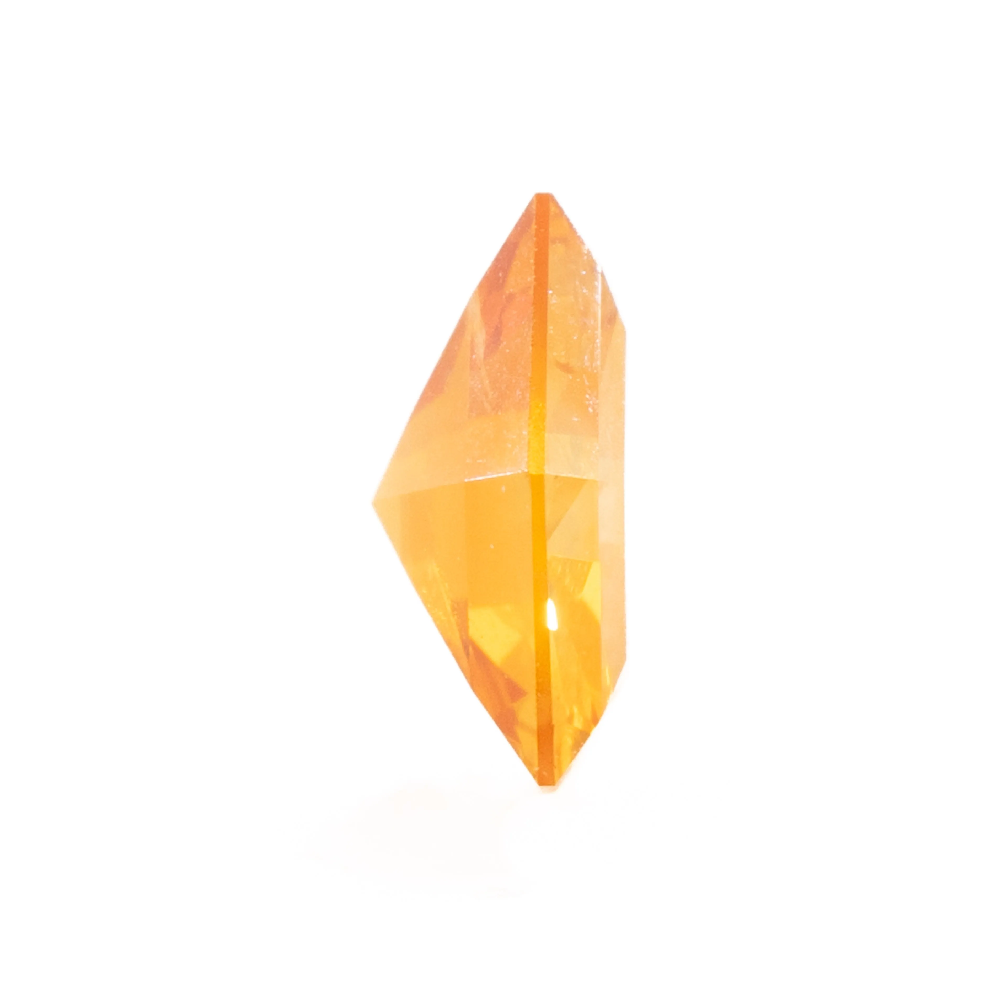 Yellow Hexagonal Step Cut Sapphire| 0.76ct | Montana Origin, Unheated