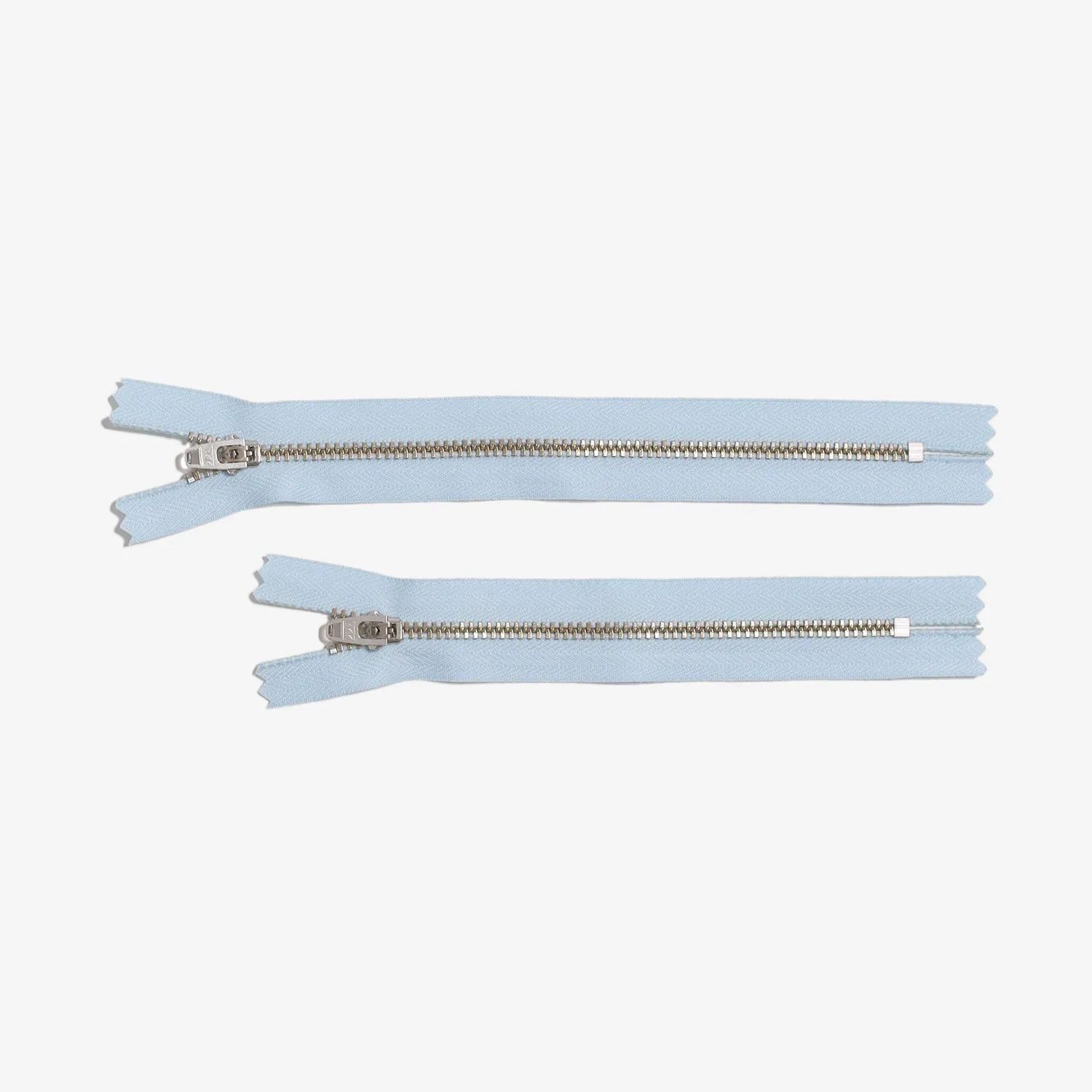 YKK Single Jeans Zipper | Light Blue
