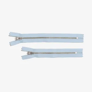 YKK Single Jeans Zipper | Light Blue