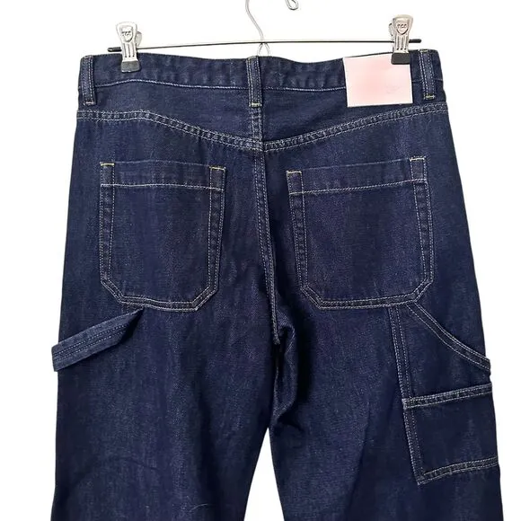 ZGY DENIM Relaxed Wide Leg Denim‎ Dark Wash Size 26